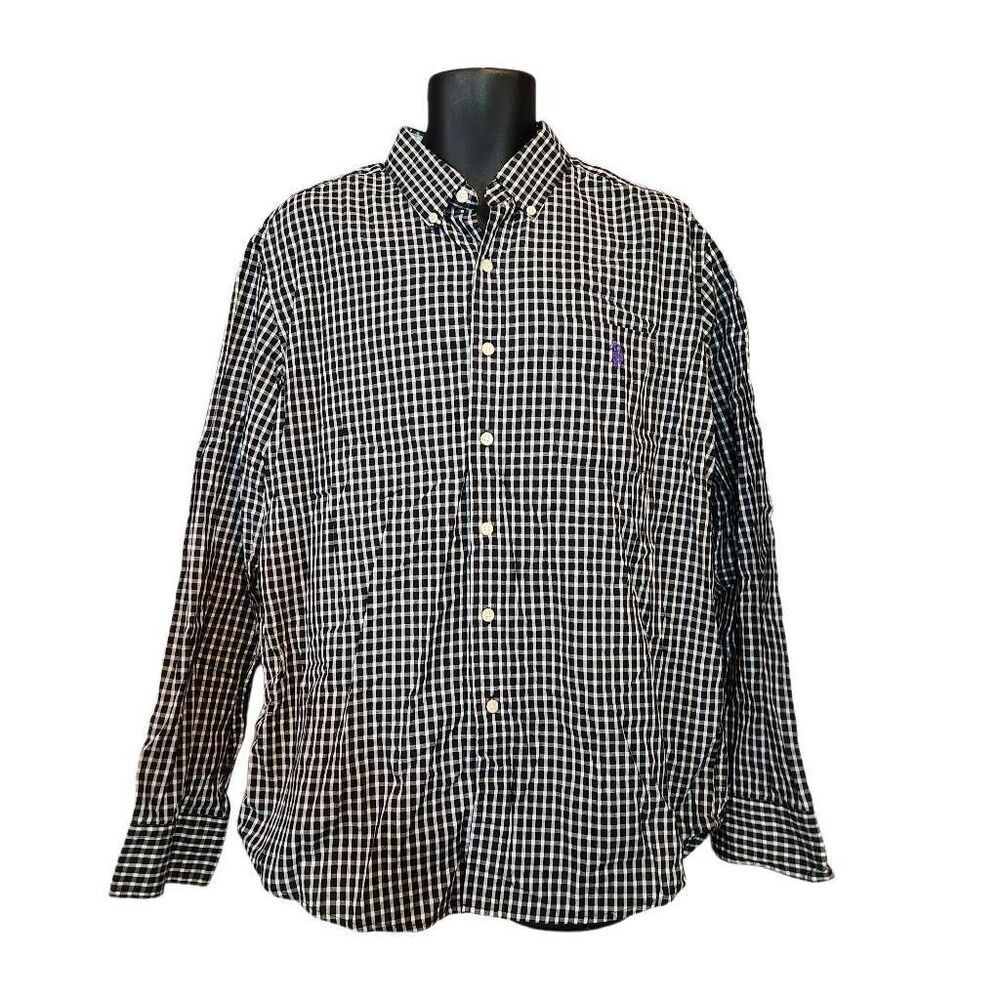 Men's US Polo Assn. Plaid Button Down‎ Size XL
